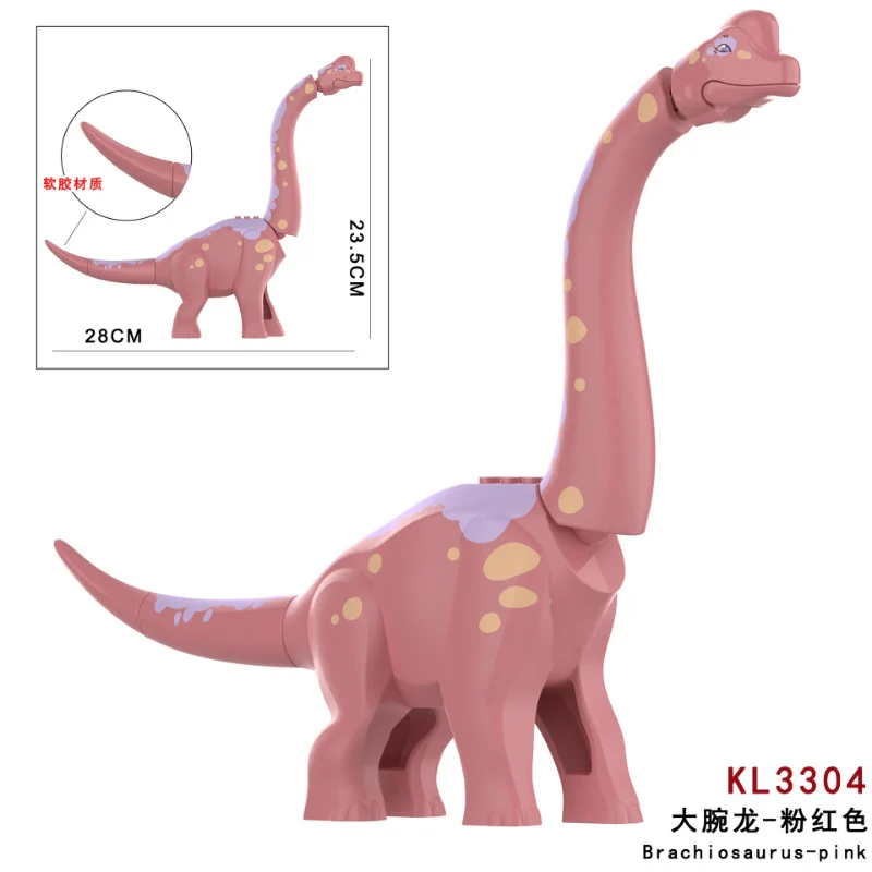 KL3301-3305 Jurassic Giant Brachiosaurus Wonder Plesiosaurus Minifigures - Image 5
