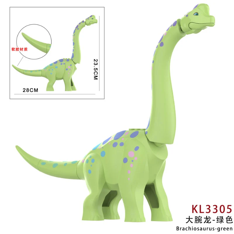 KL3301-3305 Jurassic Giant Brachiosaurus Wonder Plesiosaurus Minifigures - Image 6