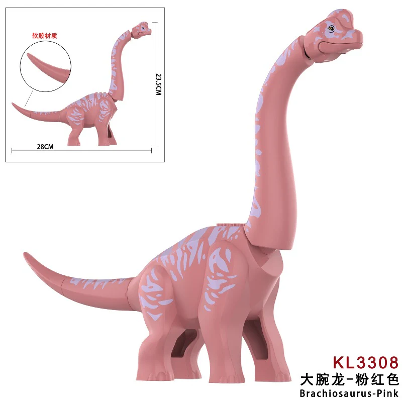KL3301-3305 Jurassic Giant Brachiosaurus Wonder Plesiosaurus Minifigures - Image 9