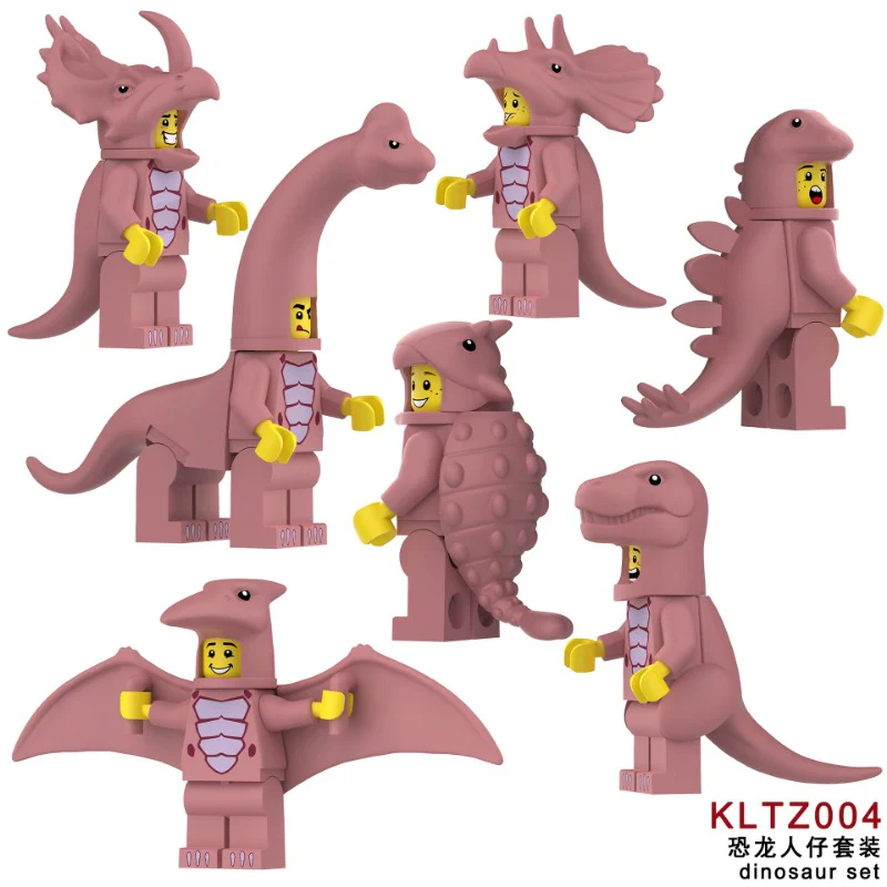 KLTZ001-KLTZ005 Dinosaur Minifigures - Image 4