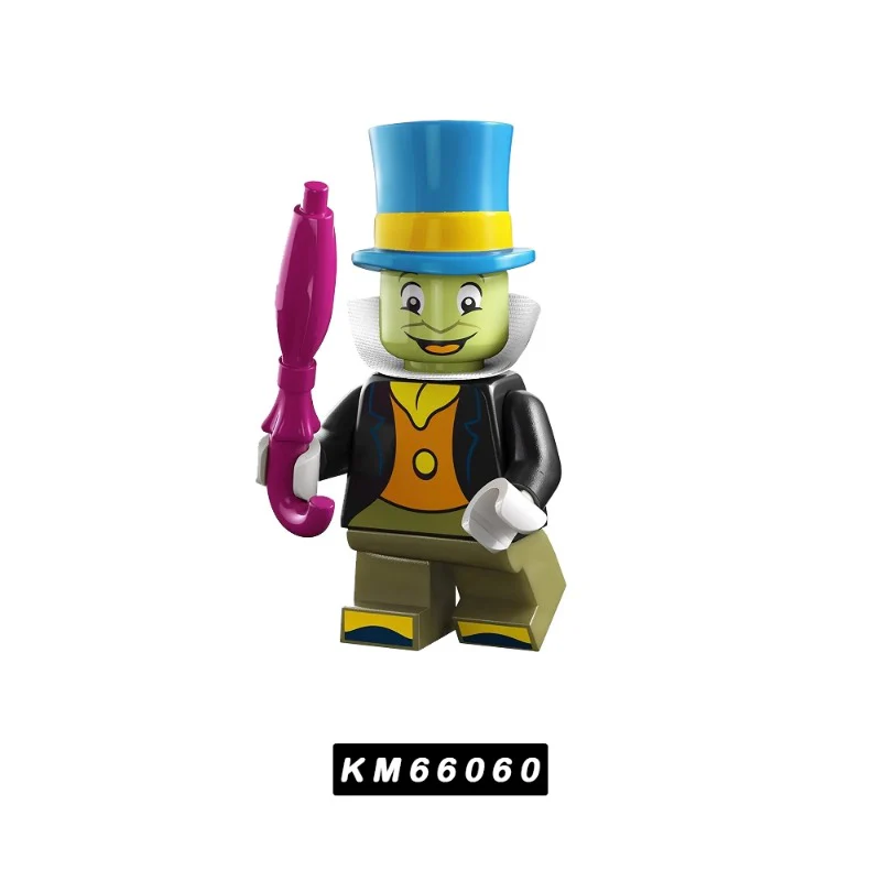 KM66057-KM66064 Cartoon  Series Stitch, Big White, Pinocchio, Miguel, Mulan Minifigures - Image 5
