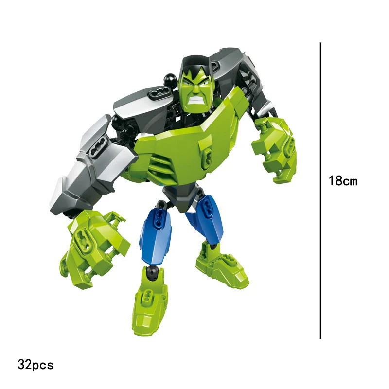 KSZ 319 318 315 505 506 507 508 Super heroes big Minifigures - Image 3