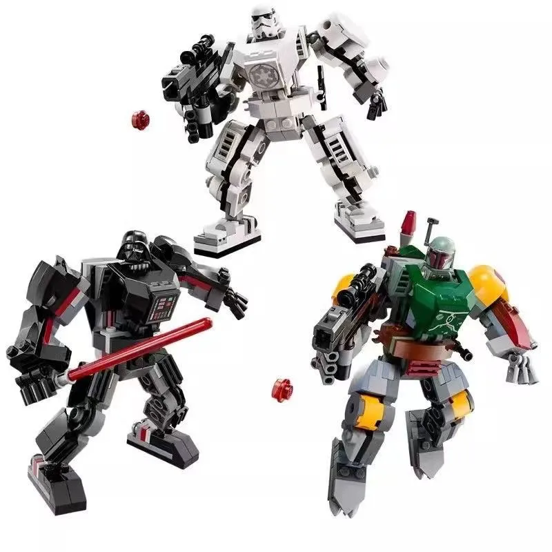 KSZ Darth Vader Mech & Stormtrooper Mech & Boba Fett Mech - Image 4