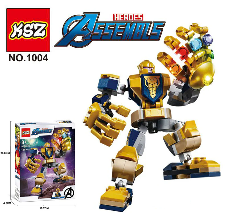 KSZ1003 KSZ1004 KSZ1005 KSZ1012 KSZ1013 KSZ1014 Marvel Super heroes Series Minifigures - Image 5