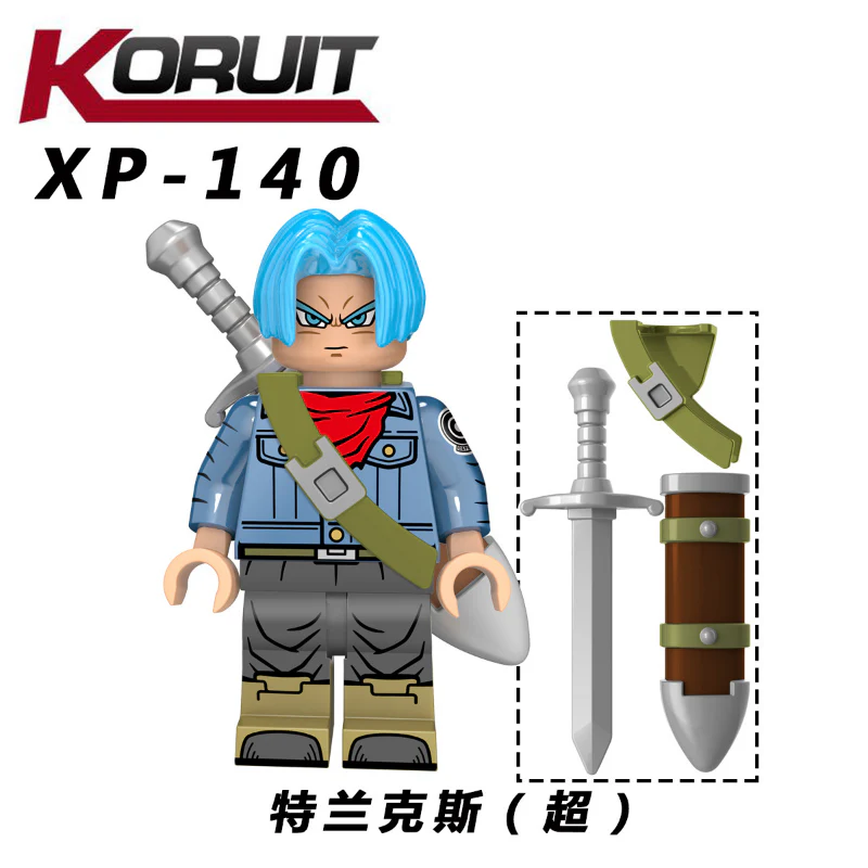 KT1020 Dragon Ball Monkey King Trunks Minifigures - Image 3