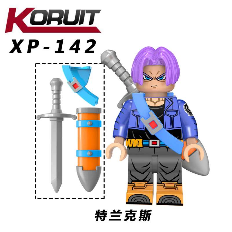KT1020 Dragon Ball Monkey King Trunks Minifigures - Image 5