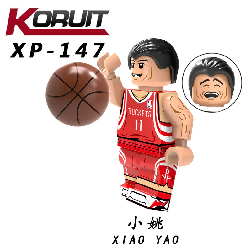 KT1021 basketball player Minifigures - Image 4