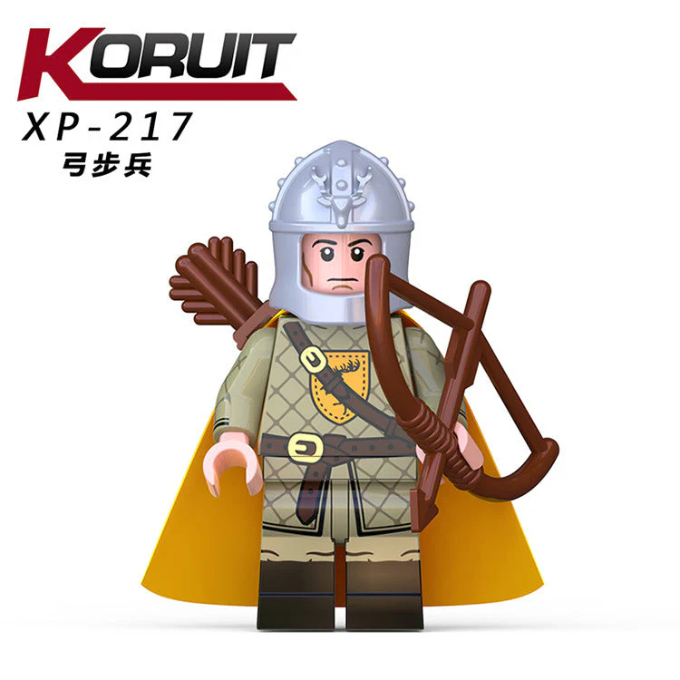 KT1029 Medieval Soldiers Sword Infantry Jory Archers minifigures - Image 7