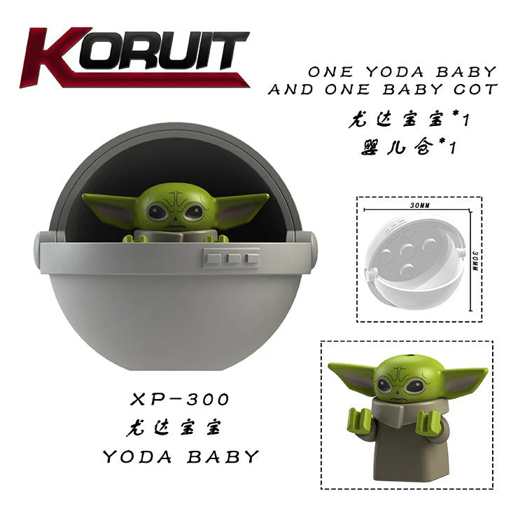KT1039 Yoda baby with flying barn star wars minifigures - Image 4
