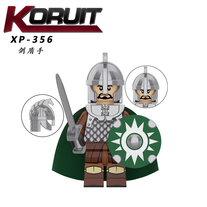 KT1046 Medieval series Knight of Rohan minifigures - Image 3