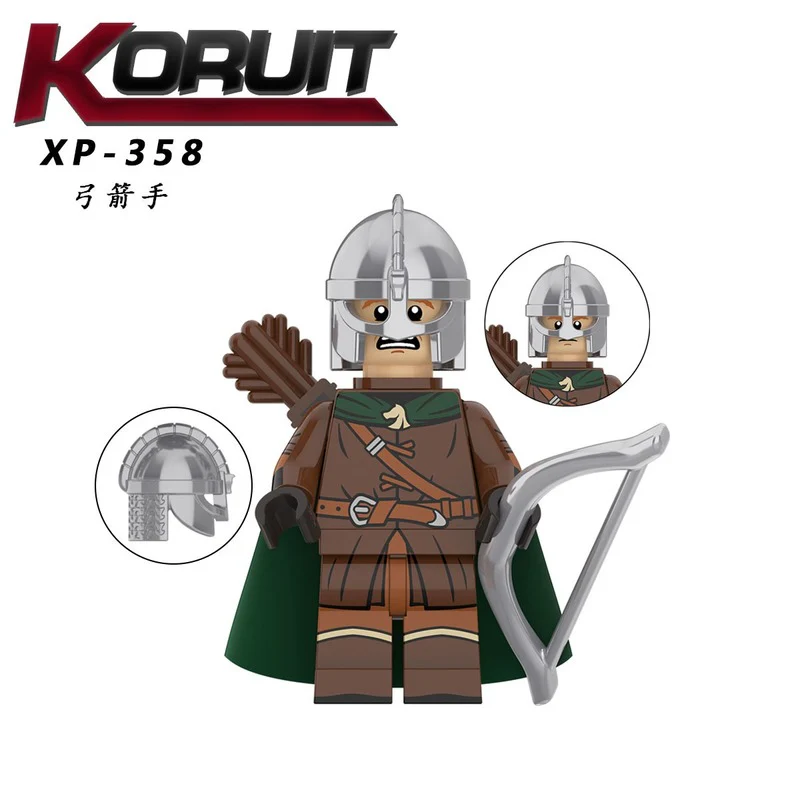 KT1046 Medieval series Knight of Rohan minifigures - Image 5