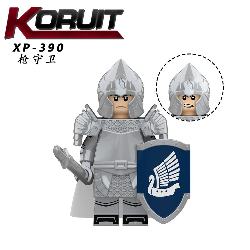 KT1051 Swan Knights Medieval series minifigures - Image 3