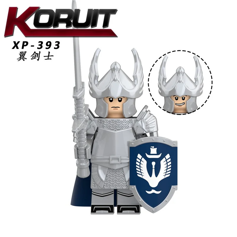 KT1051 Swan Knights Medieval series minifigures - Image 6