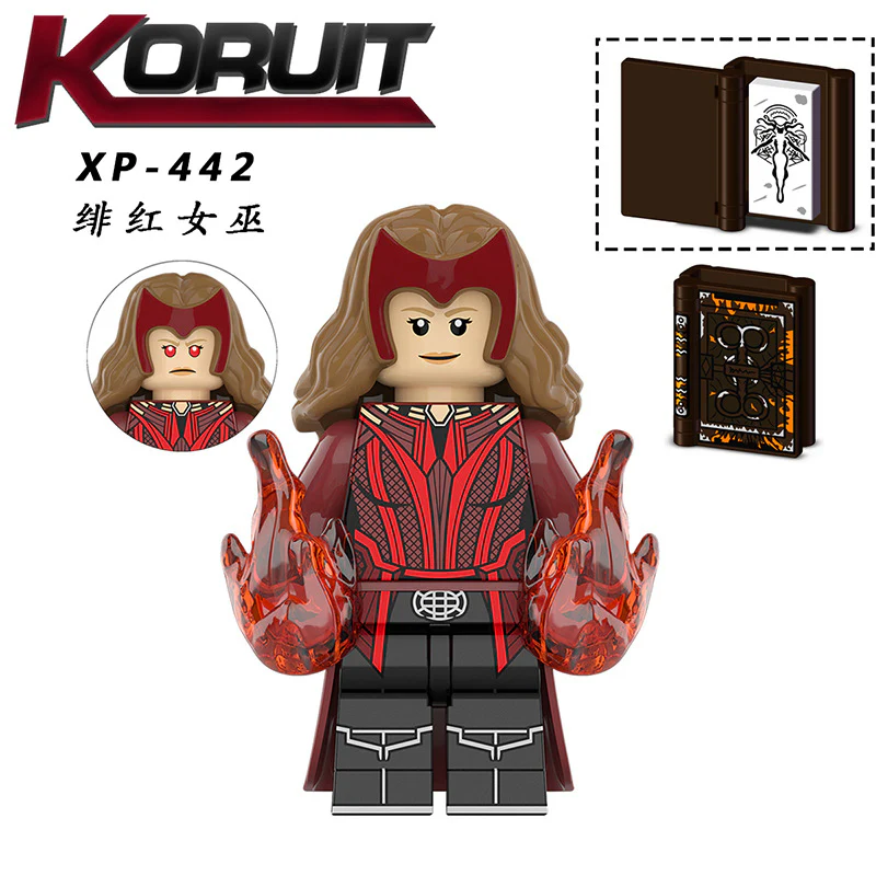 KT1057 Superhero Doctor Strange Scarlet Witch Minifigures - Image 5