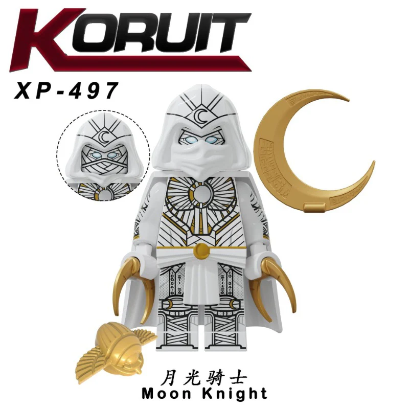 KT1065 Marvel Heroes Moonlight Knight Series Minifigures - Image 4