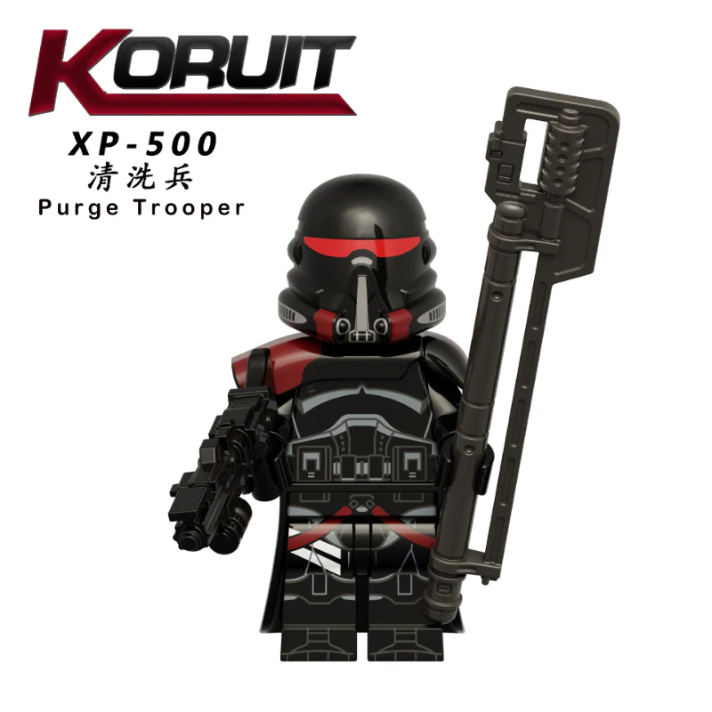 KT1066 Cleaning Soldier Flame Jet Soldier Minifigures - Image 4
