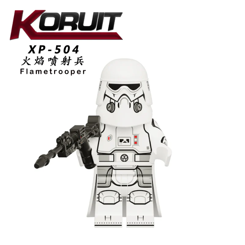 KT1066 Cleaning Soldier Flame Jet Soldier Minifigures - Image 8
