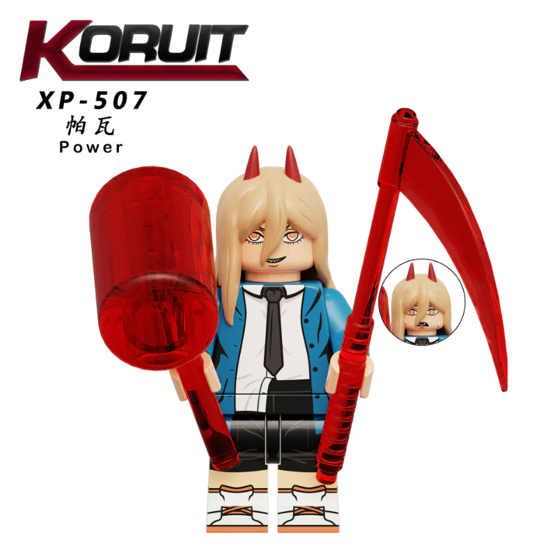 KT1067 Anime Series Pava Dianji Hayakawa Akihime Noma Chima Minifigures - Image 3