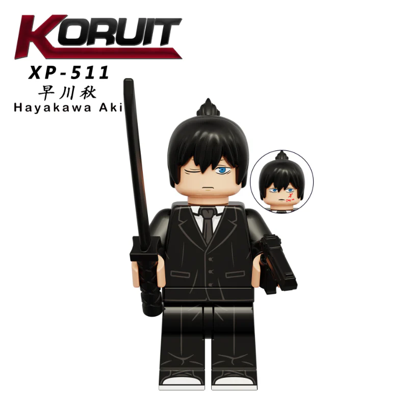 KT1067 Anime Series Pava Dianji Hayakawa Akihime Noma Chima Minifigures - Image 5