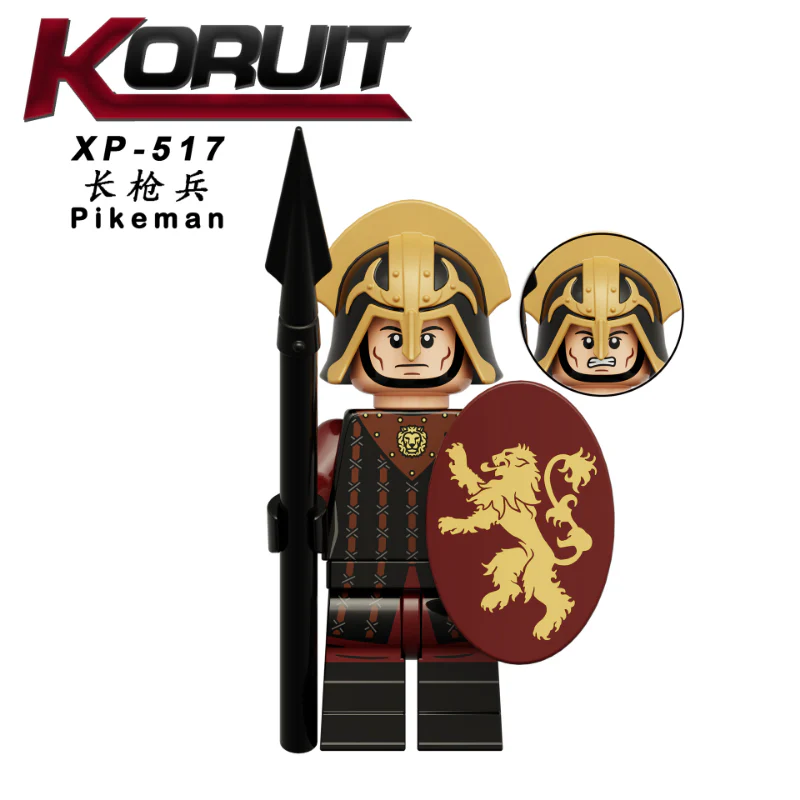 KT1068 Medieval Roman Soldiers Series Crossbowmen Minifigures - Image 3