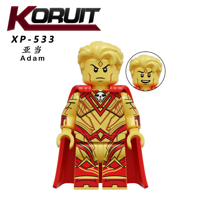 KT1070 Superhero Series Drax Adam Mantis Groot Minifigures - Image 3