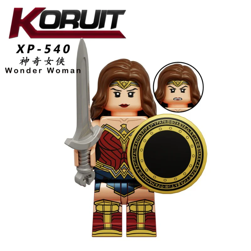 KT1071 Superhero Series The Flash Supergirl Minifigures - Image 2