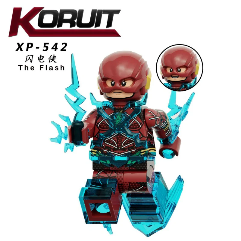 KT1071 Superhero Series The Flash Supergirl Minifigures - Image 4