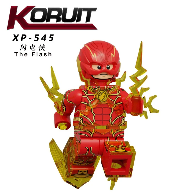 KT1071 Superhero Series The Flash Supergirl Minifigures - Image 7