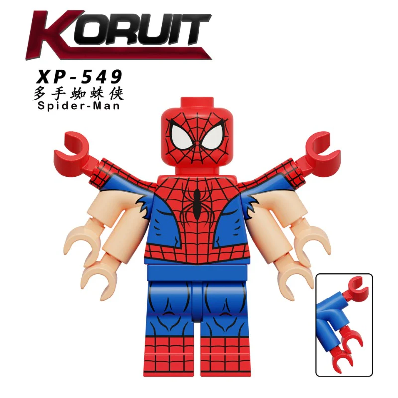 KT1072 Superhero Series Prowler Spider-Man Minifigures - Image 2