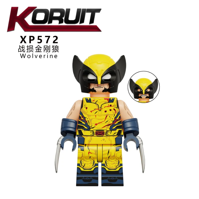 KT1077 Super heroes series Deadpool & Wolverine minifigures - Image 2