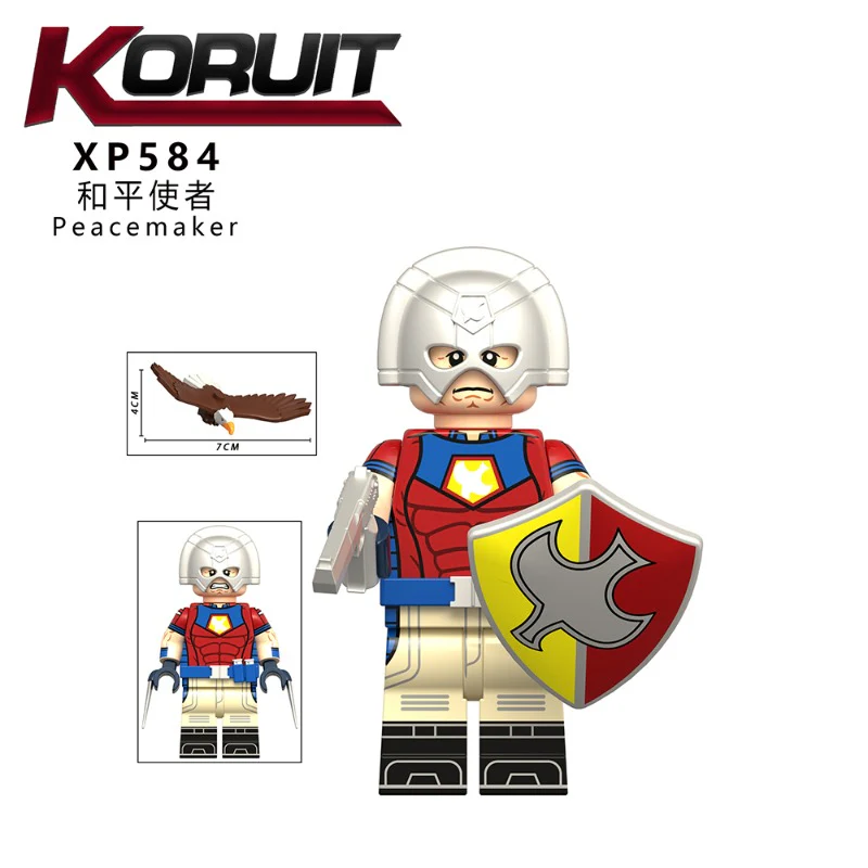 KT1079 DC Peacekeeper White Dragon Bloodshed Movement Minifigures - Image 3