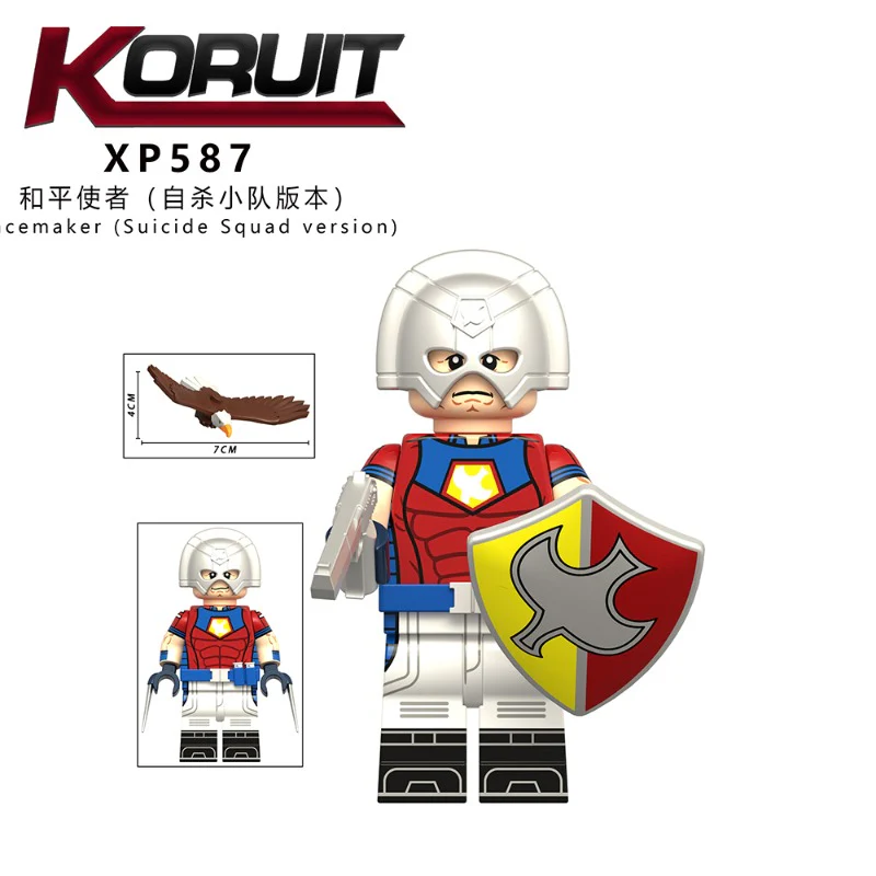 KT1079 DC Peacekeeper White Dragon Bloodshed Movement Minifigures - Image 6