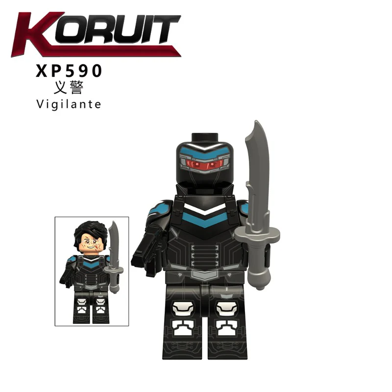 KT1079 DC Peacekeeper White Dragon Bloodshed Movement Minifigures - Image 9