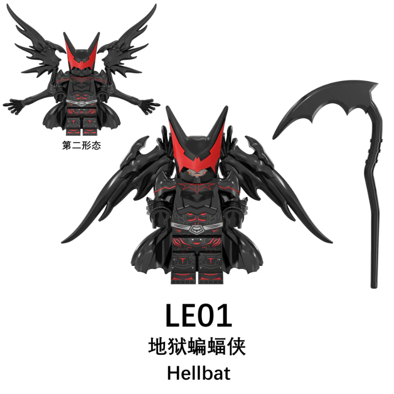LE01 LE02 Superhero Series Batman Minifigures - Image 2