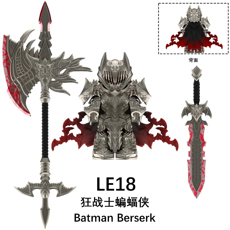 LE18—LE20 Berserker Batman Minifigures - Image 2
