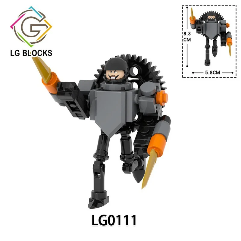 LG1016 Skibidi Toilet series Minifigures - Image 6