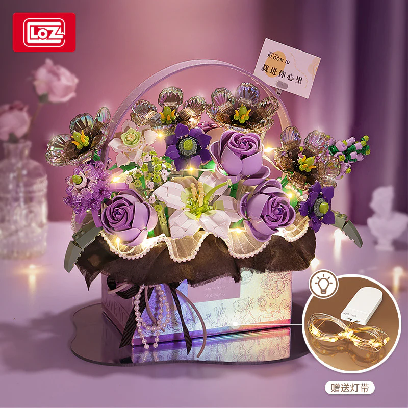 LOZ Hand-held bouquet gift box series MINI Bricks - Image 3