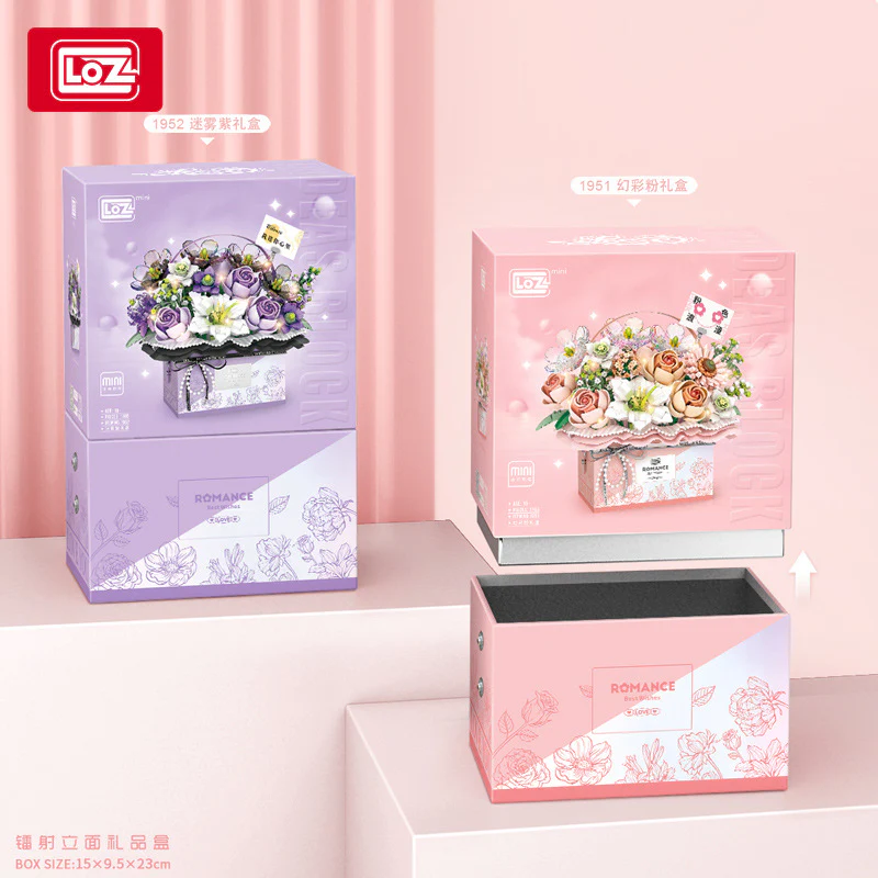 LOZ Hand-held bouquet gift box series MINI Bricks - Image 4