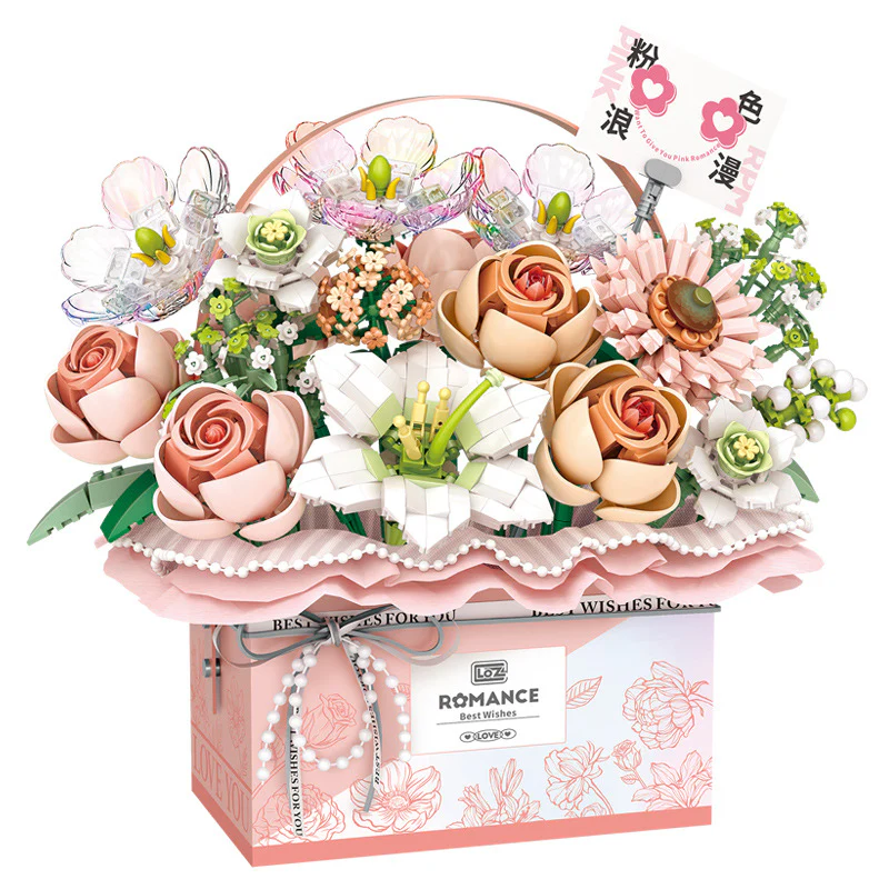LOZ Hand-held bouquet gift box series MINI Bricks - Image 5