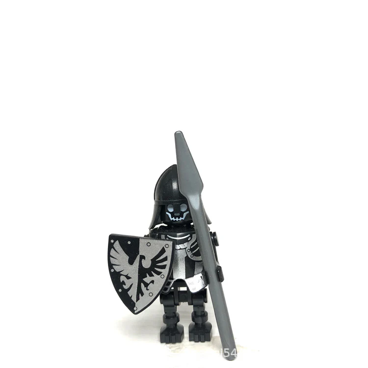 LX1008 Skeleton Legion Medieval Shadow Knight minifigures - Image 11