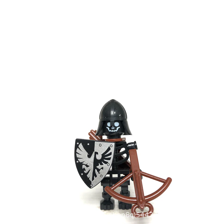 LX1008 Skeleton Legion Medieval Shadow Knight minifigures - Image 12