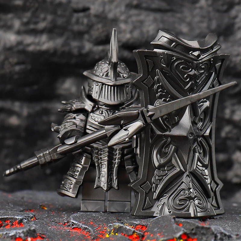 Lzy100-104 Demon Soul Tower Knight Medieval Guard Minifigures - Image 4