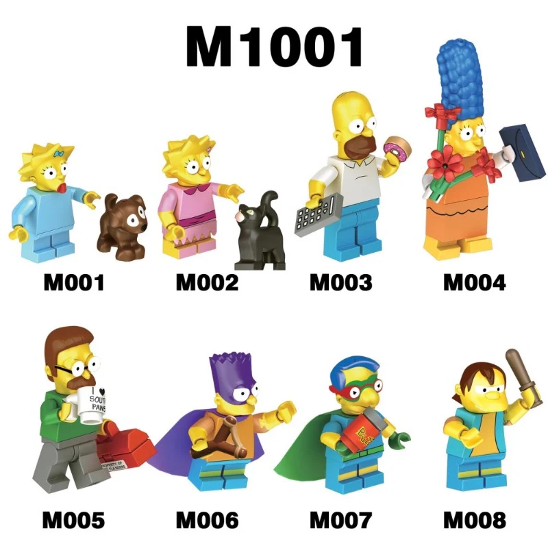 M1001 M1002 Minifigures The Simpsons - Image 2