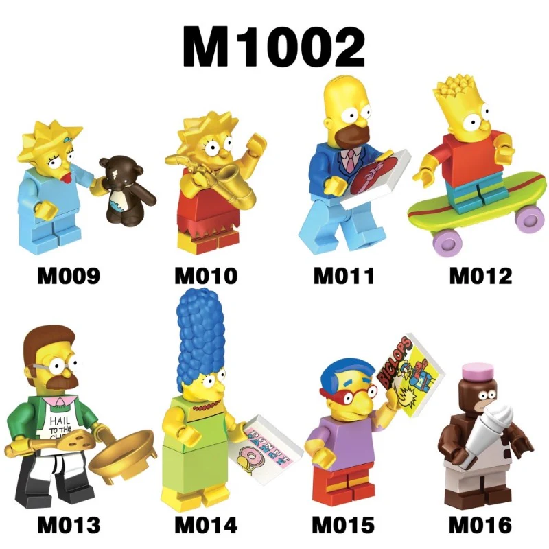M1001 M1002 Minifigures The Simpsons - Image 3