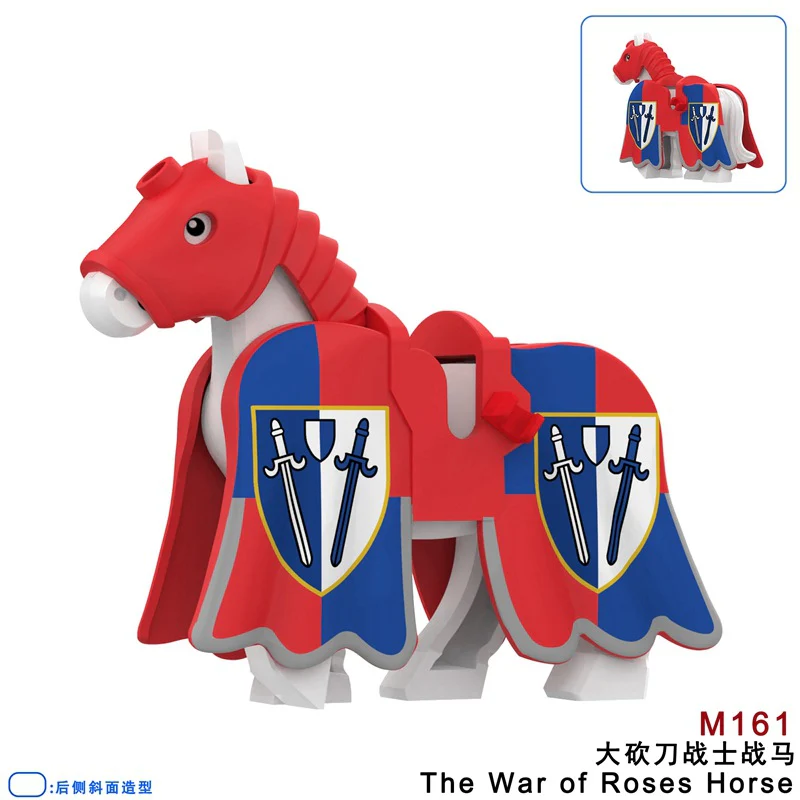 M157-162 Medieval War of the Roses War Horse Minifigures - Image 18