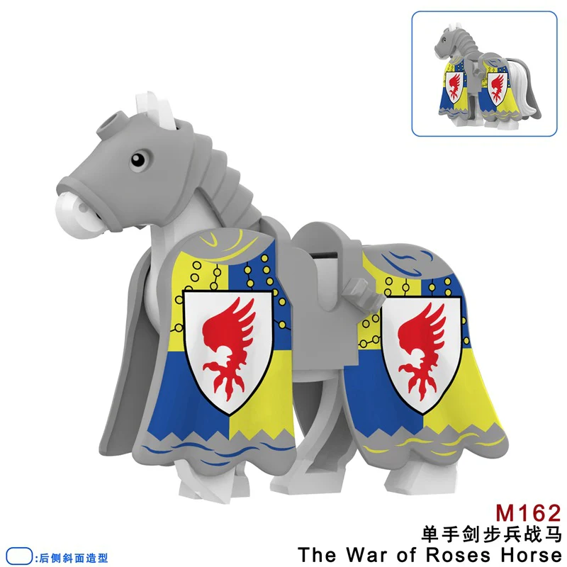 M157-162 Medieval War of the Roses War Horse Minifigures - Image 19