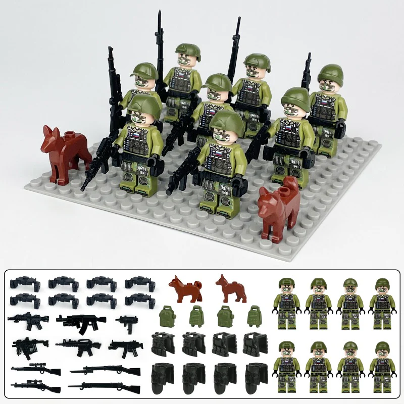 M1818 M8086 M8189 Russian field unit minifigures - Image 4