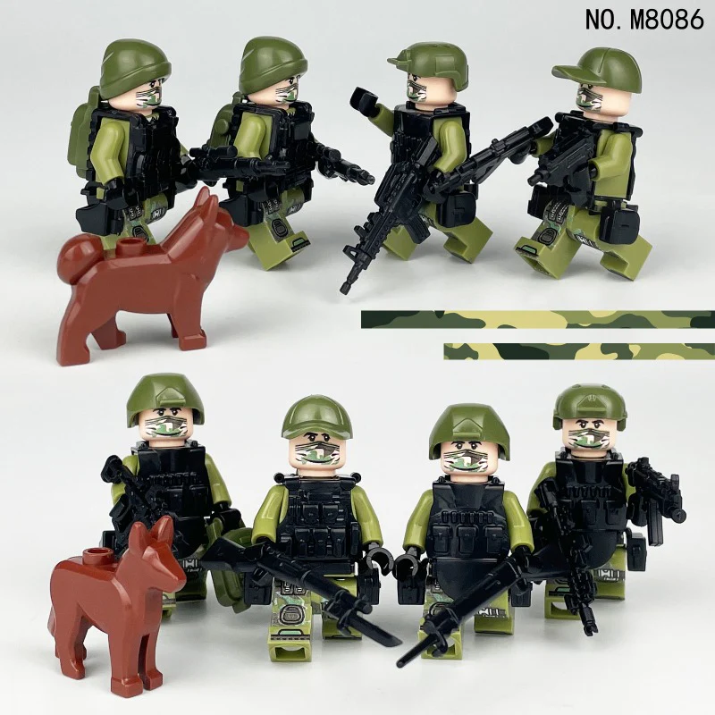 M1818 M8086 M8189 Russian field unit minifigures - Image 5