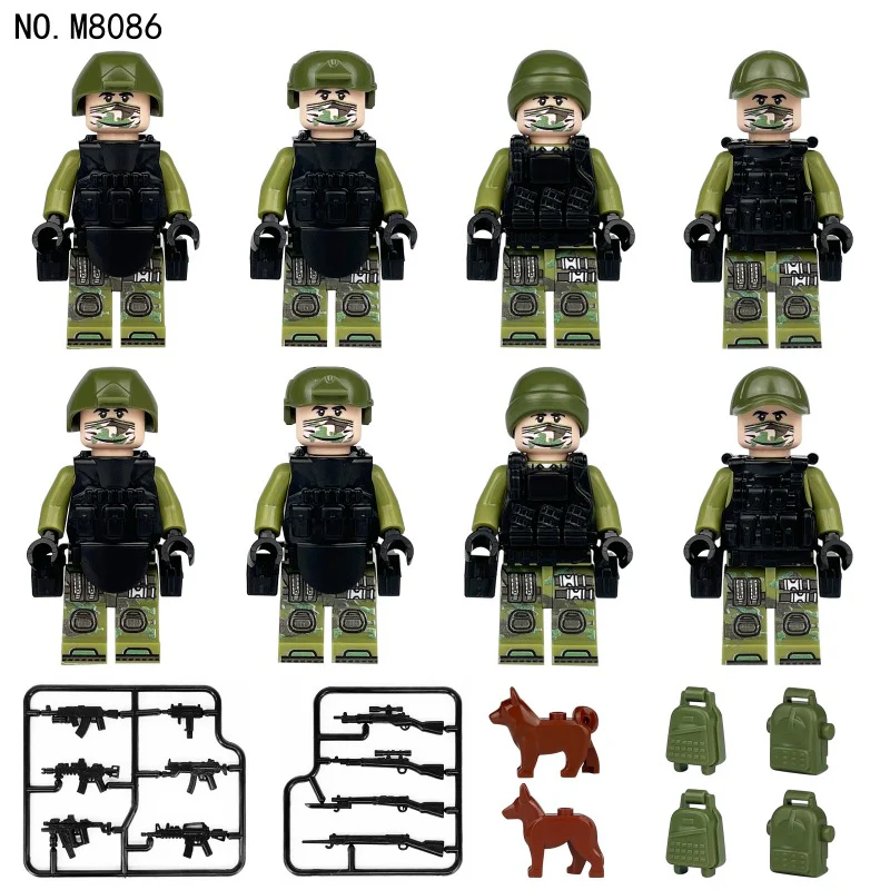 M1818 M8086 M8189 Russian field unit minifigures - Image 7