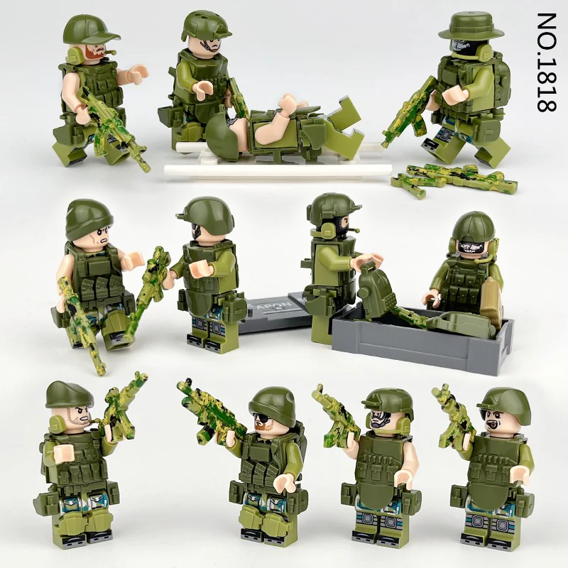 M1818 M8086 M8189 Russian field unit minifigures - Image 9